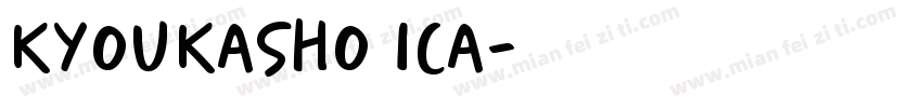 KYOUKASHO ICA字体转换